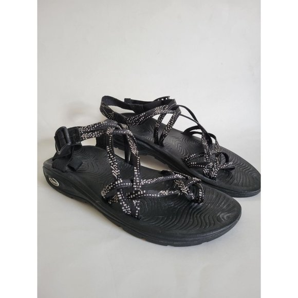 Chaco Womens Z/Volv X black hiking Sport Outdoor Waterproof sandals size 11 - Picture 1 of 6